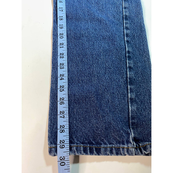 Vintage Levis Made in USA Straight Leg Button Fly Jeans Men's Size 36x30 - Picture 7 of 8